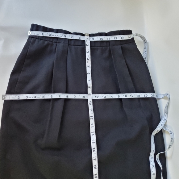 EVAN PICONE Designer Vintage 100% Wool Skirt Vintage Filly Lined Sz 14 - Picture 5 of 13